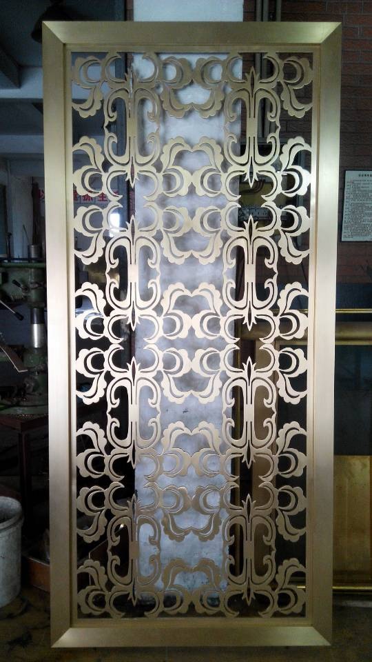 銅屏風隔斷  銅屏風隔斷定做