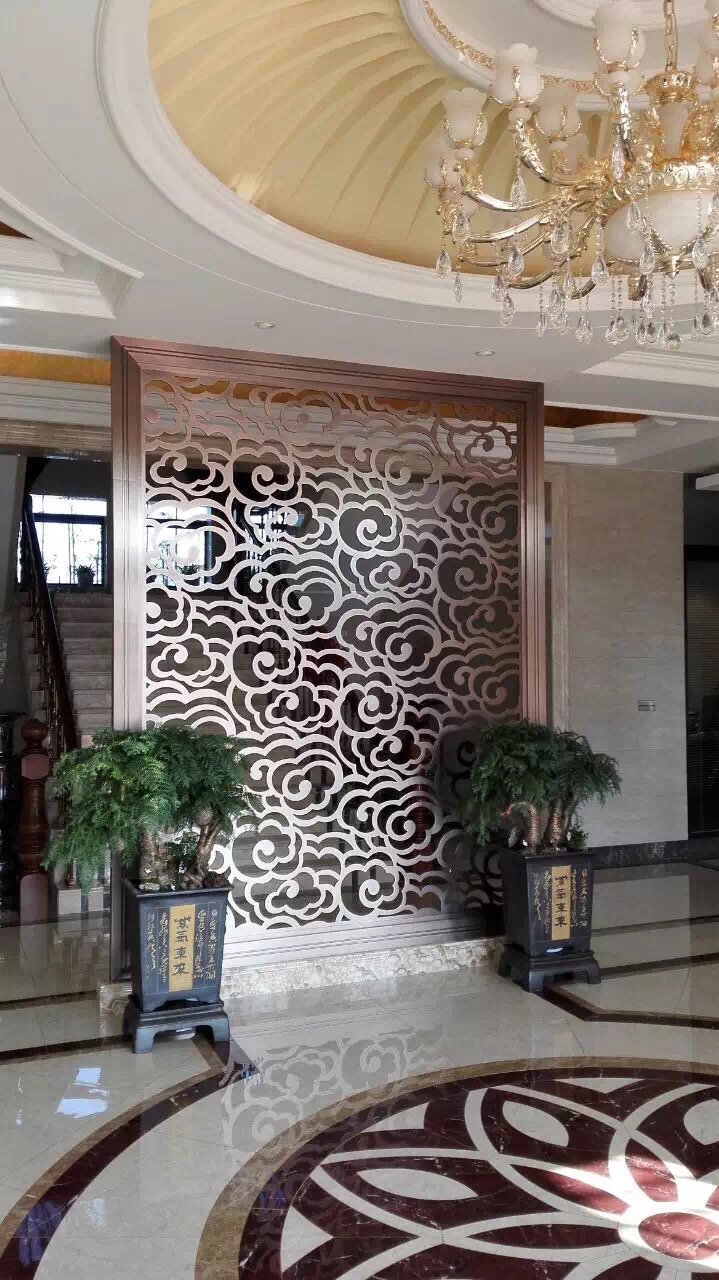 銅鏤空 銅屏風 定制屏風