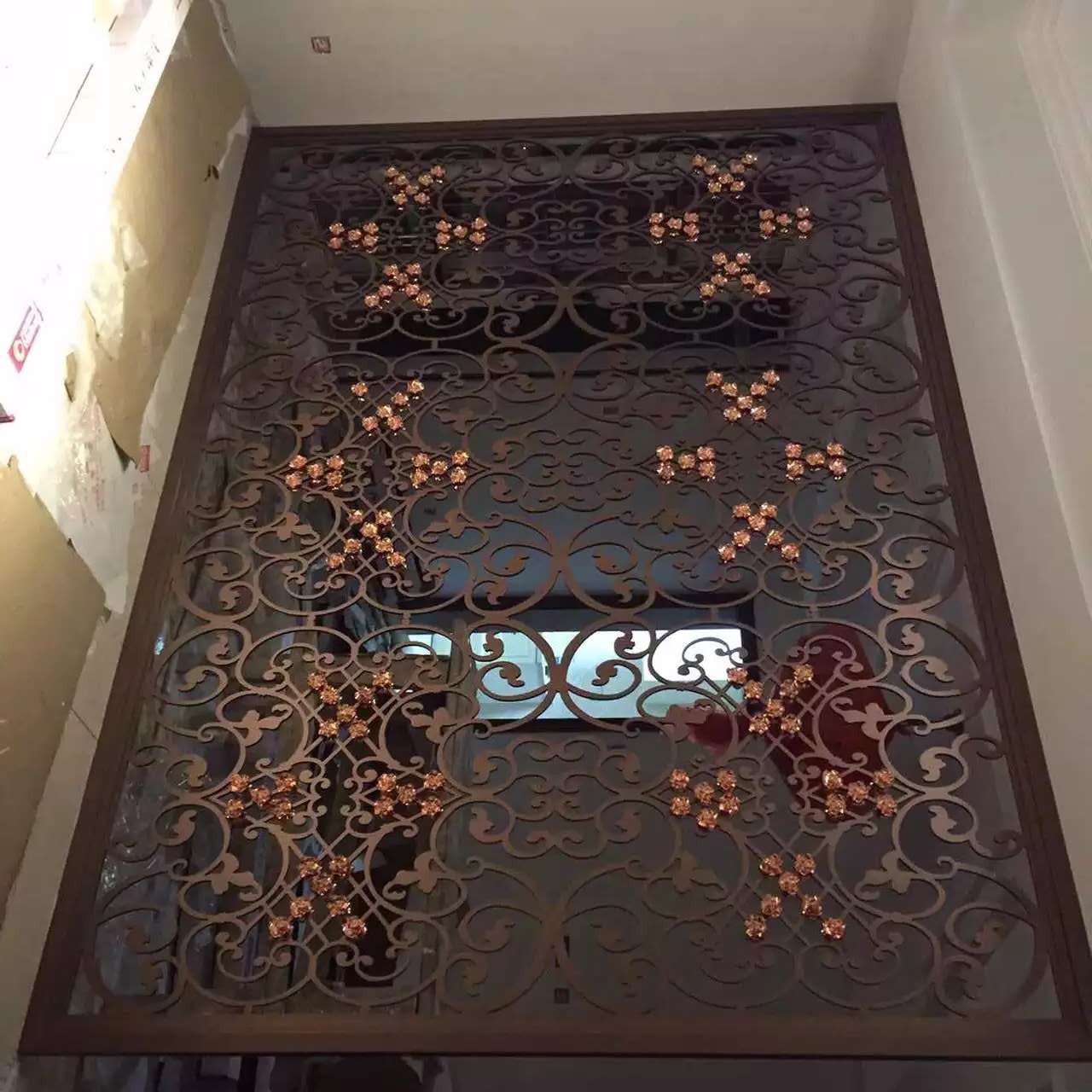 銅屏風隔斷 銅屏風 銅屏風定做